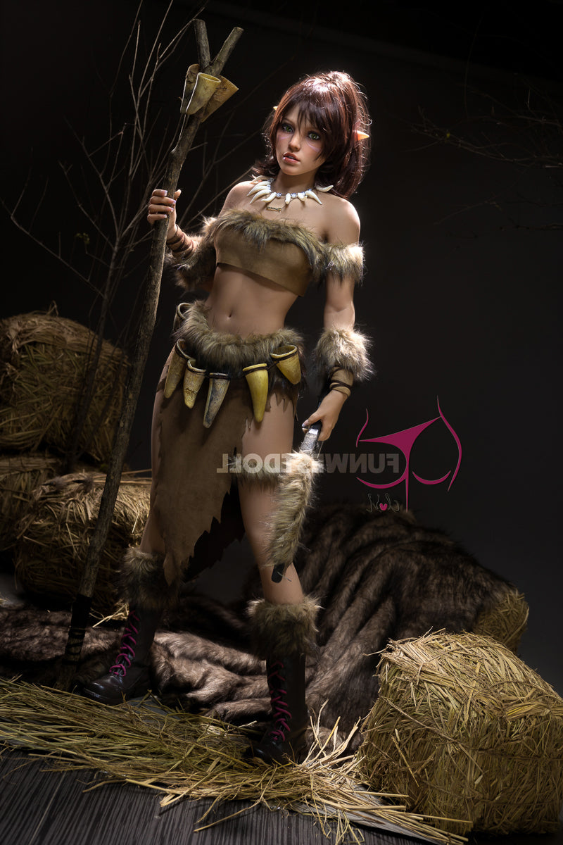 159cm/5ft3 A-cup Orcs Cosplay TPE Sex Doll - #040 Natural Kylie Funwest