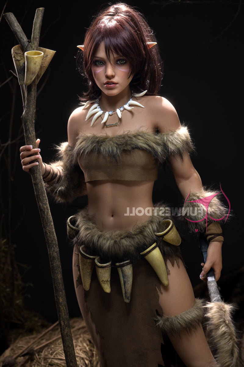 159cm/5ft3 A-cup Orcs Cosplay TPE Sex Doll - #040 Natural Kylie Funwest