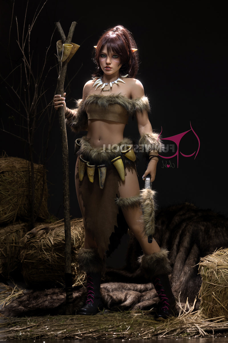 159cm/5ft3 A-cup Orcs Cosplay TPE Sex Doll - #040 Natural Kylie Funwest