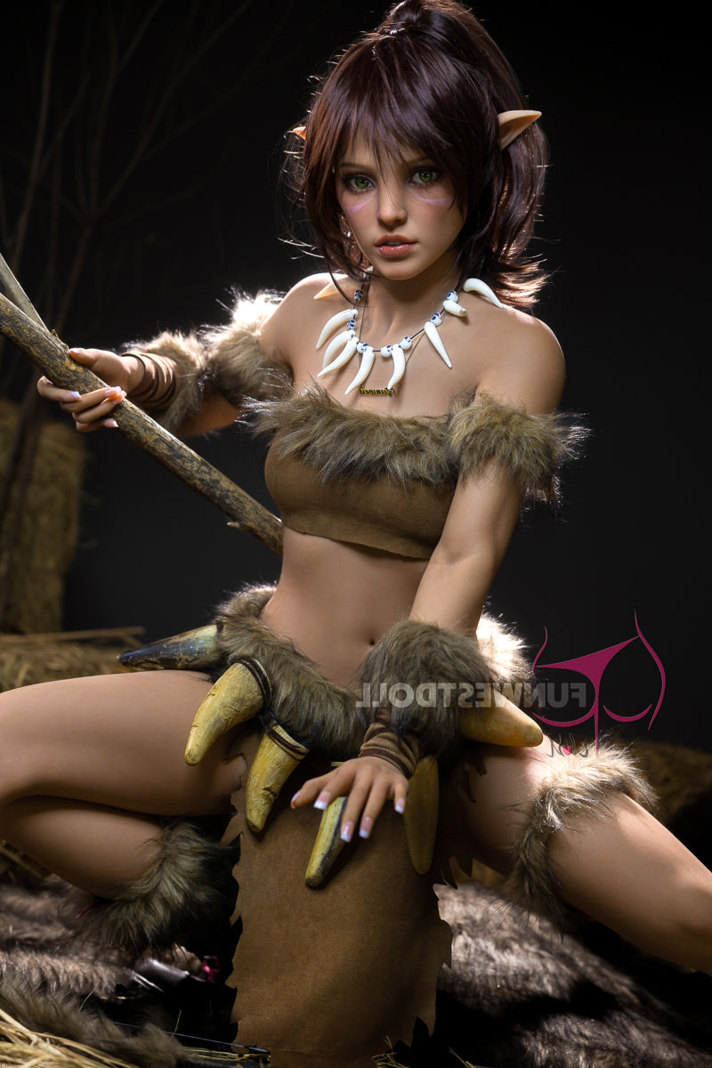 159cm/5ft3 A-cup Orcs Cosplay TPE Sex Doll - #040 Natural Kylie Funwest