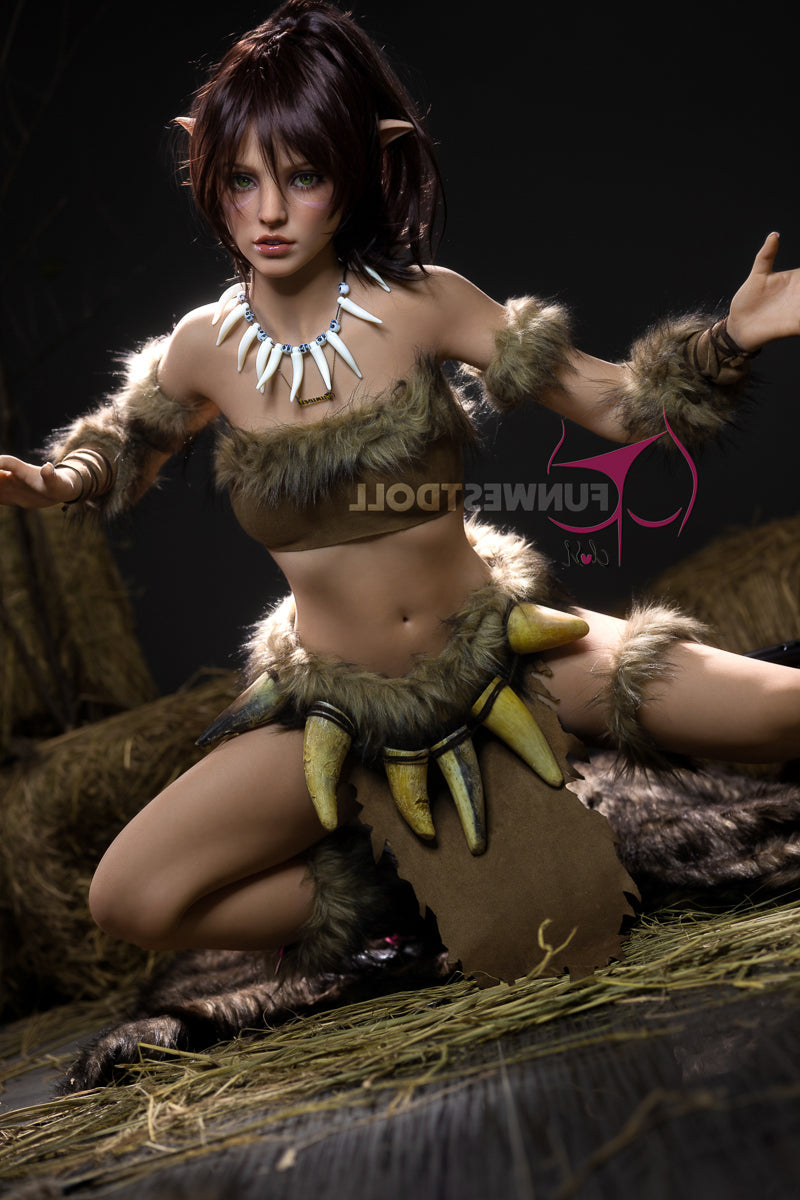 159cm/5ft3 A-cup Orcs Cosplay TPE Sex Doll - #040 Natural Kylie Funwest
