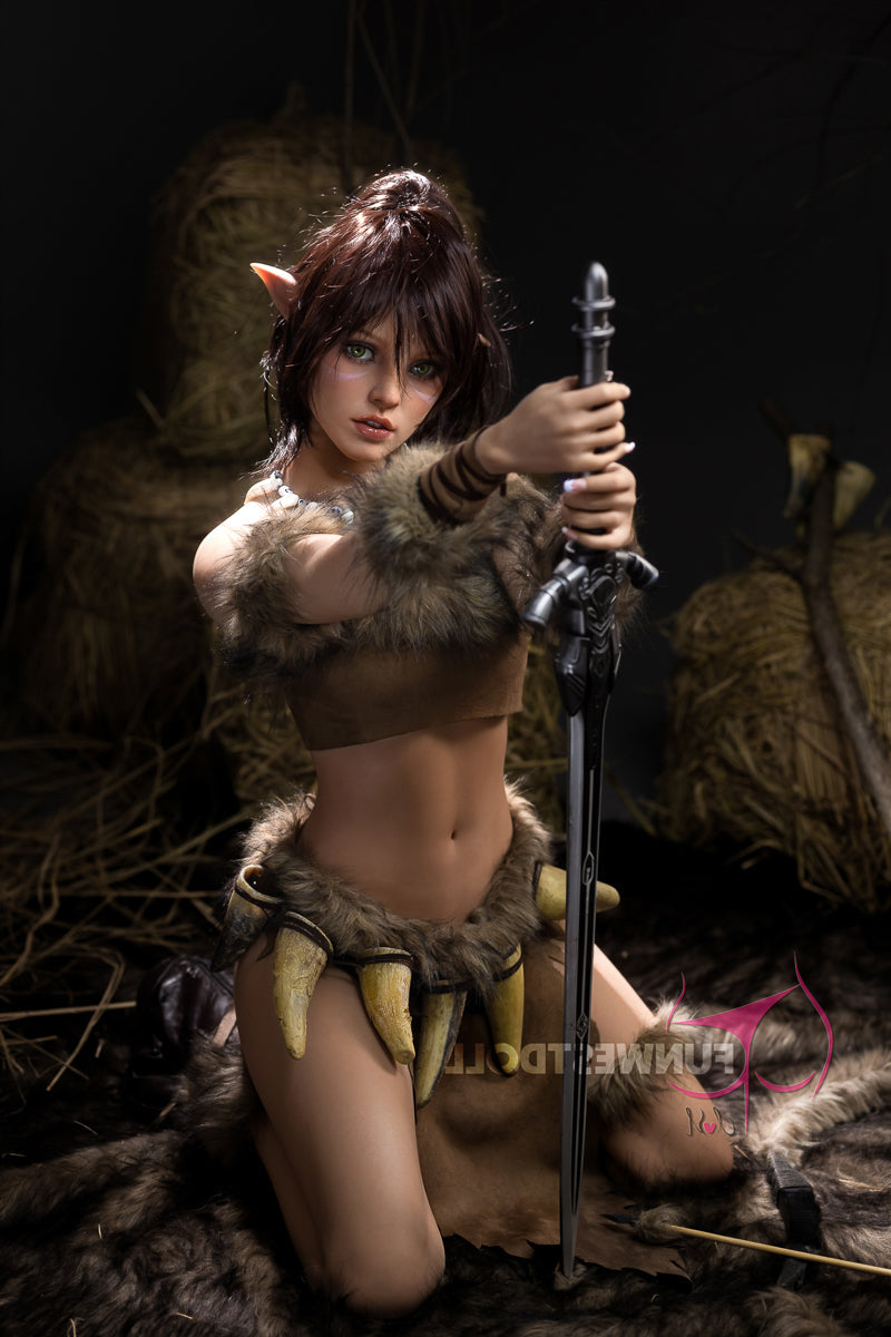 159cm/5ft3 A-cup Orcs Cosplay TPE Sex Doll - #040 Natural Kylie Funwest