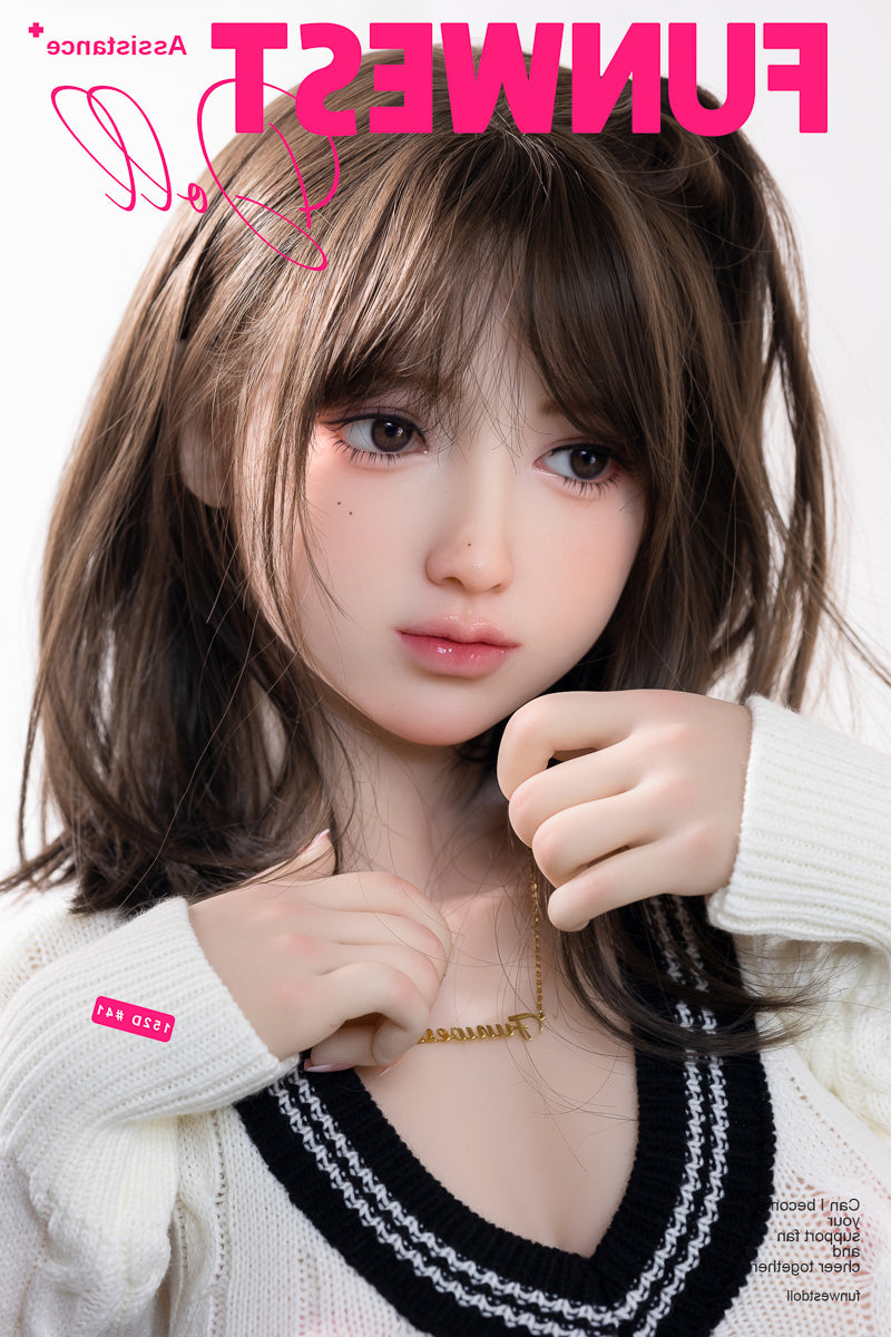 152cm/4ft11 Japanese D-cup TPE Sex Doll -#041 White Amy Funwest