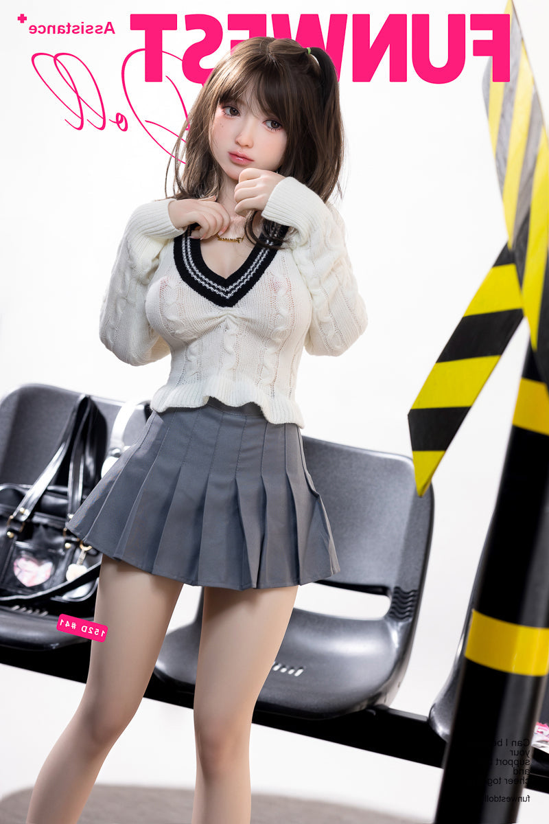 152cm/4ft11 Japanese D-cup TPE Sex Doll -#041 White Amy Funwest