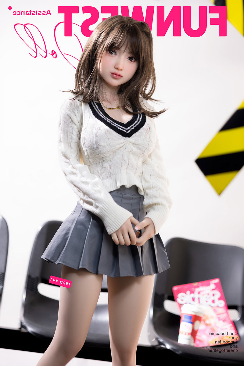 152cm/4ft11 Japanese D-cup TPE Sex Doll -#041 White Amy Funwest