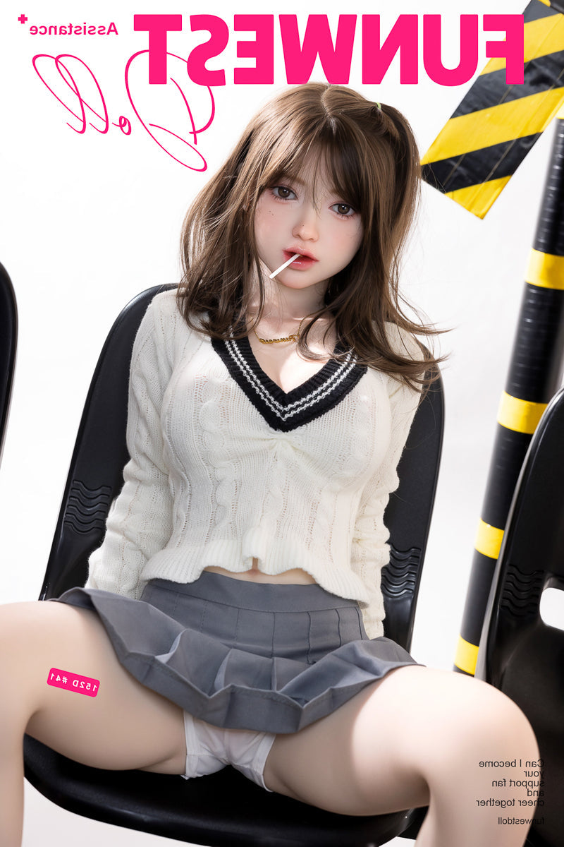 152cm/4ft11 Japanese D-cup TPE Sex Doll -#041 White Amy Funwest