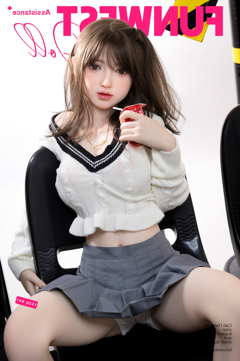 152cm/4ft11 Japanese D-cup TPE Sex Doll -#041 White Amy Funwest