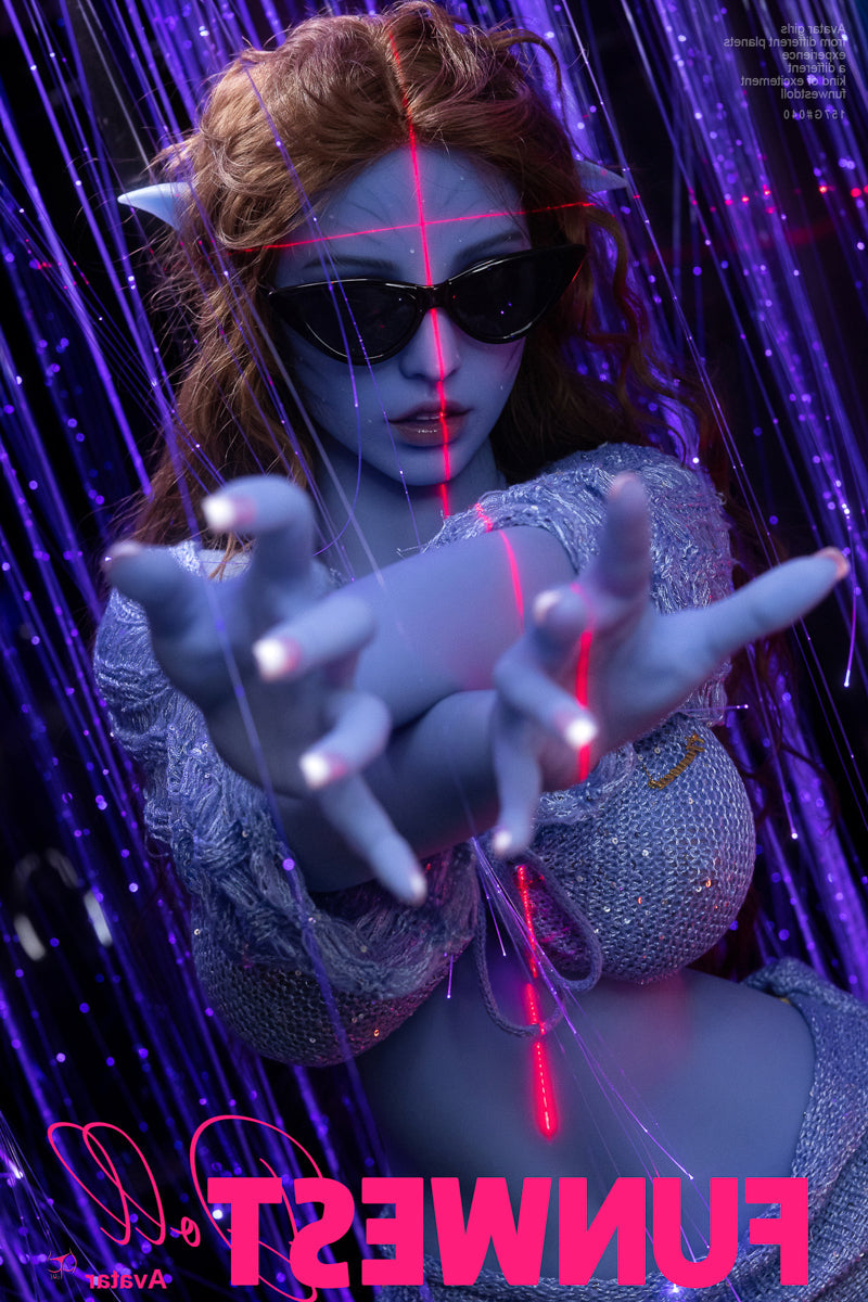 157cm/5ft2 G-cup Huge Breasts Fantasy TPE Sex Doll - #040 Blue Kylie Funwest