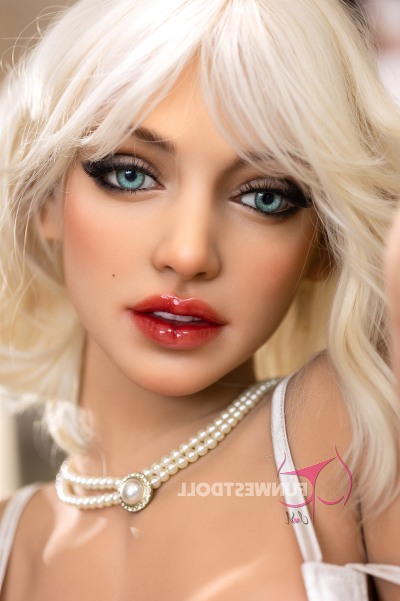 162cm/5ft4 F-Cup Blonde Sexy Big Boobs Sex Doll - #042 Natural Stella Torso TPE Funwest