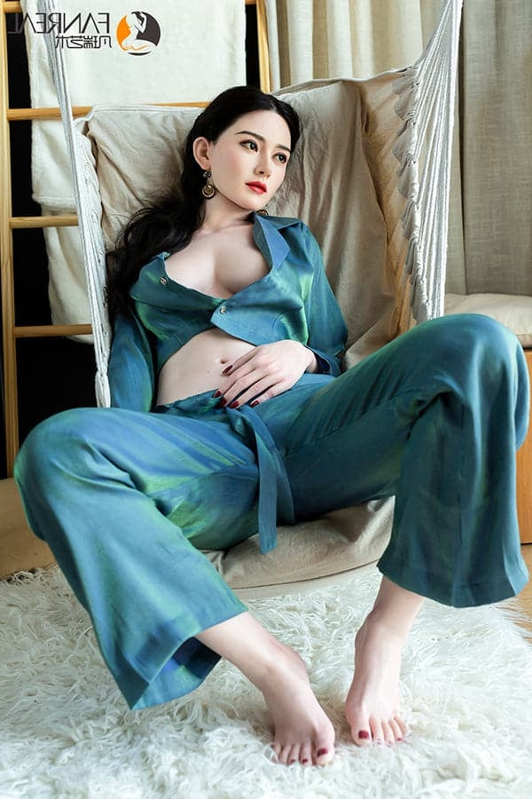 173cm/5ft8 D-cup Asian Celebrity Big Tits Silicone Sex Doll – Ling Fanreal
