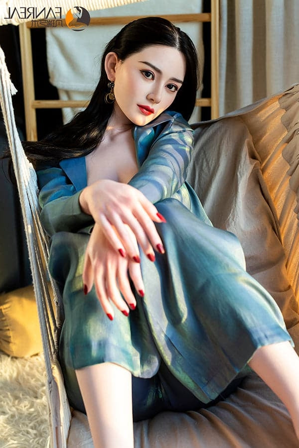 173cm/5ft8 D-cup Asian Celebrity Big Tits Silicone Sex Doll – Ling Fanreal