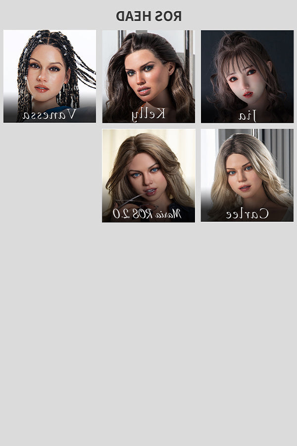 Fanreal Doll Head - F-cup Silicone