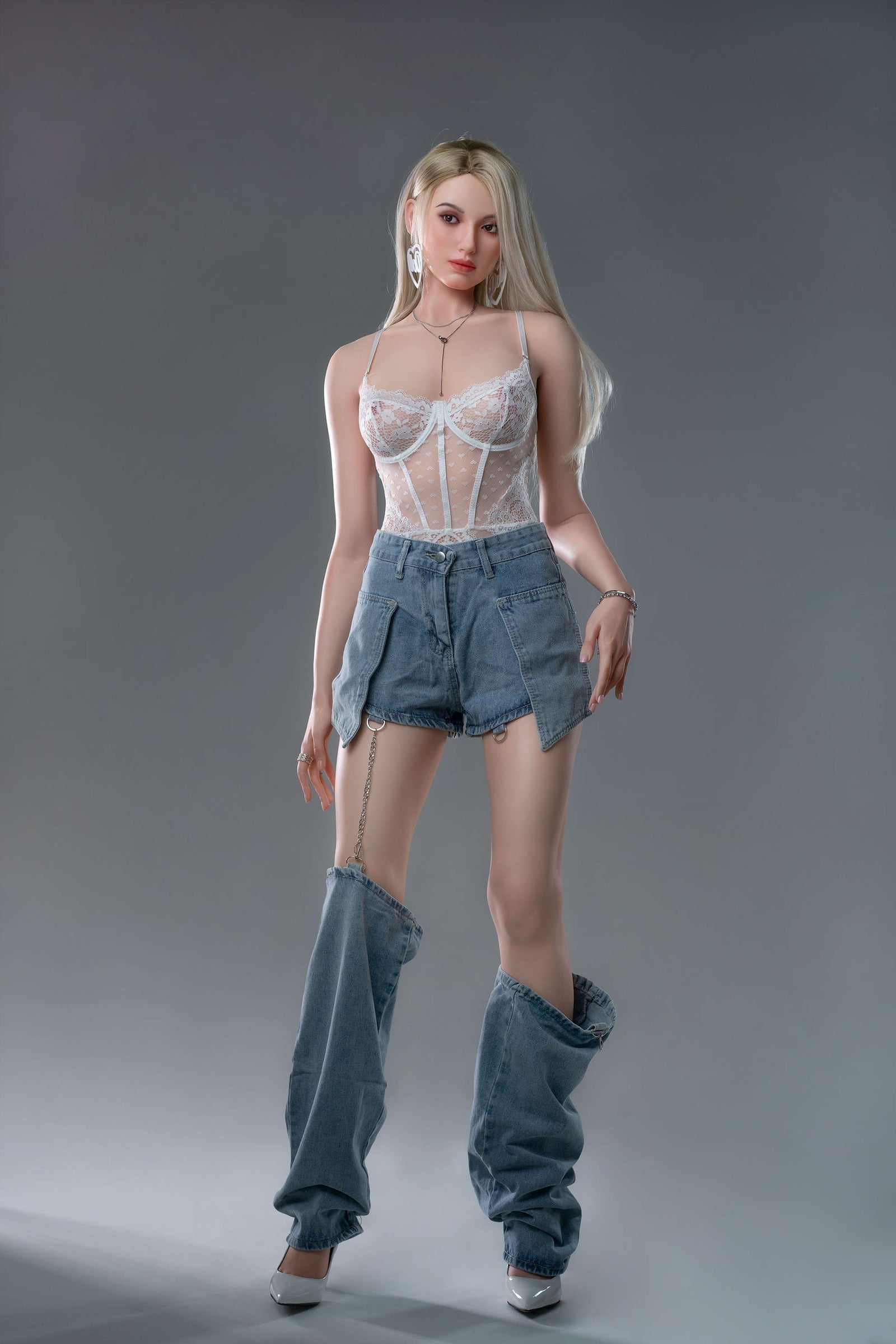 175cm/5ft9 E-Cup Big Tits Tall Real Silicone Sex Doll - GE111_1 Fair Zelex