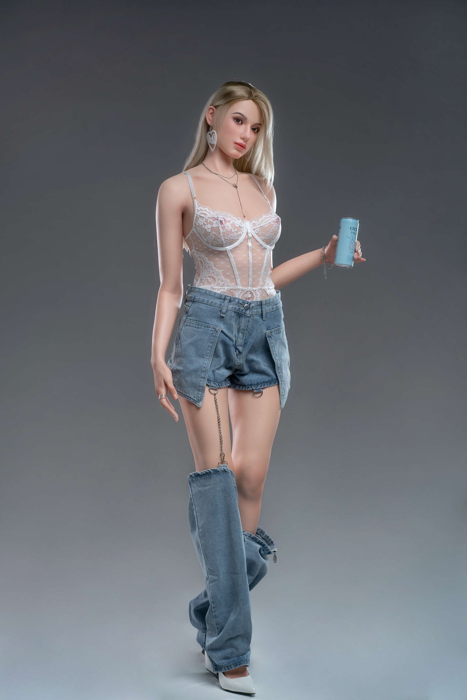 175cm/5ft9 E-Cup Big Tits Tall Real Silicone Sex Doll - GE111_1 Fair Zelex