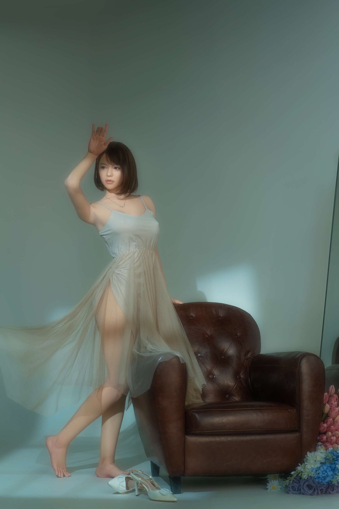 170cm/5ft7 C-Cup Asian Lifelike Silicone Sex Doll - GE124_1 Fair Zelex