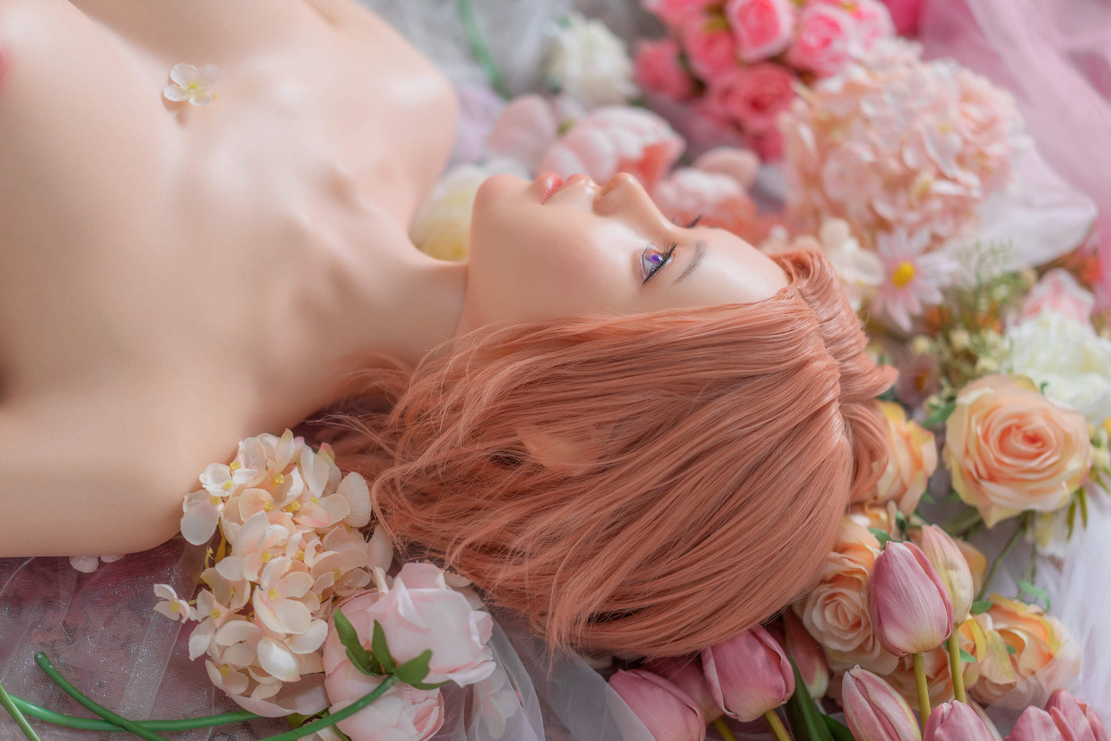 170cm/5ft7 C-Cup Asian Lifelike Silicone Sex Doll - GE24_1 Fair Zelex