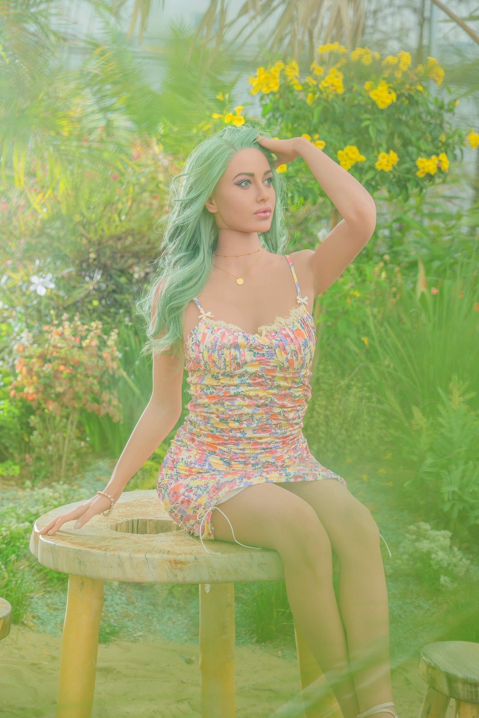 170cm/5ft7 C-Cup Super Real Silicone Sex Doll - GE45_5 Tan Zelex