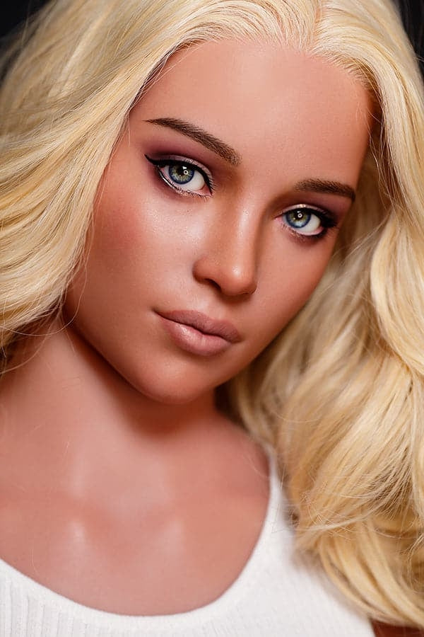 170cm/5ft7 C-Cup Sexy Blonde Model Silicone Sex Doll - GE46_4 Tan Zelex