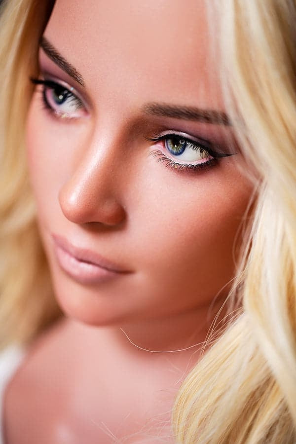 170cm/5ft7 C-Cup Sexy Blonde Model Silicone Sex Doll - GE46_4 Tan Zelex