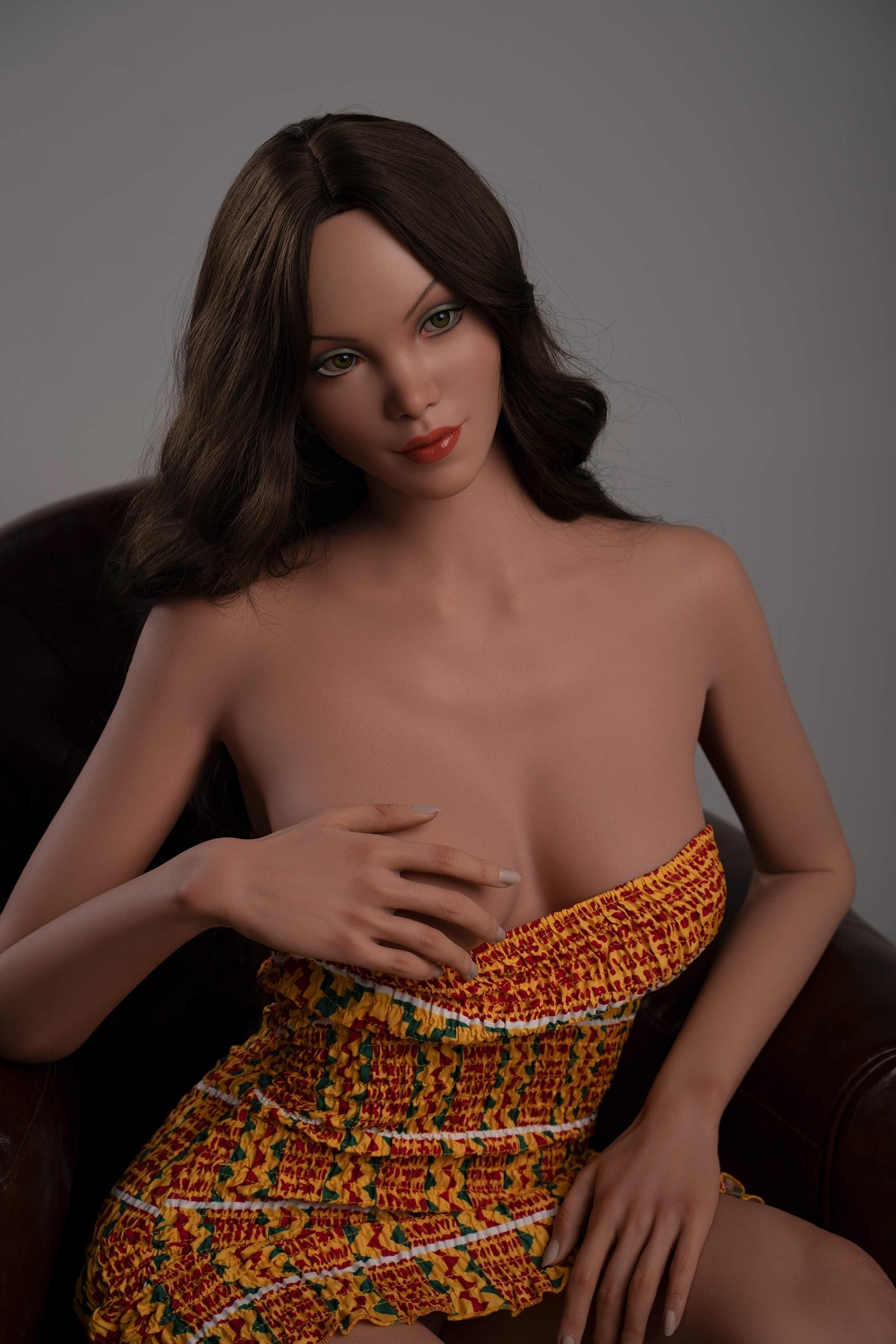 170cm/5ft7 C-Cup Tall Latina Super Real Silicone Sex Doll - GE48_1 Tan Torso Zelex