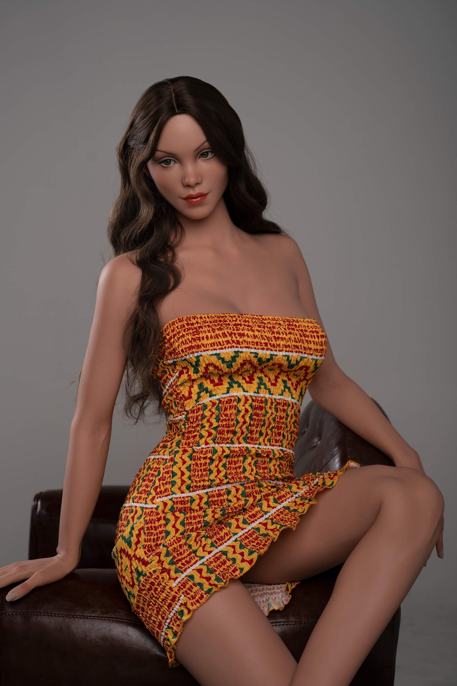 170cm/5ft7 C-Cup Tall Latina Super Real Silicone Sex Doll - GE48_1 Tan Torso Zelex