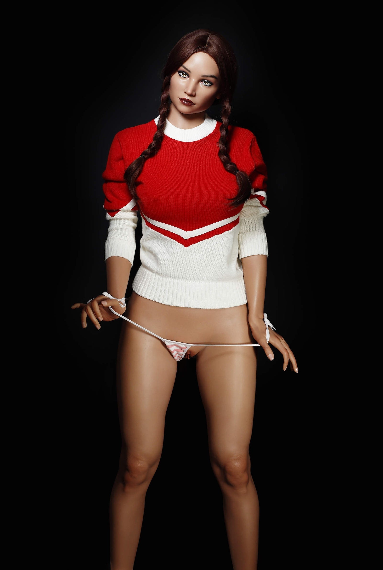 170cm/5ft7 C-Cup Tall Latina Super Real Silicone Sex Doll - GE50_1 Tan Torso Zelex