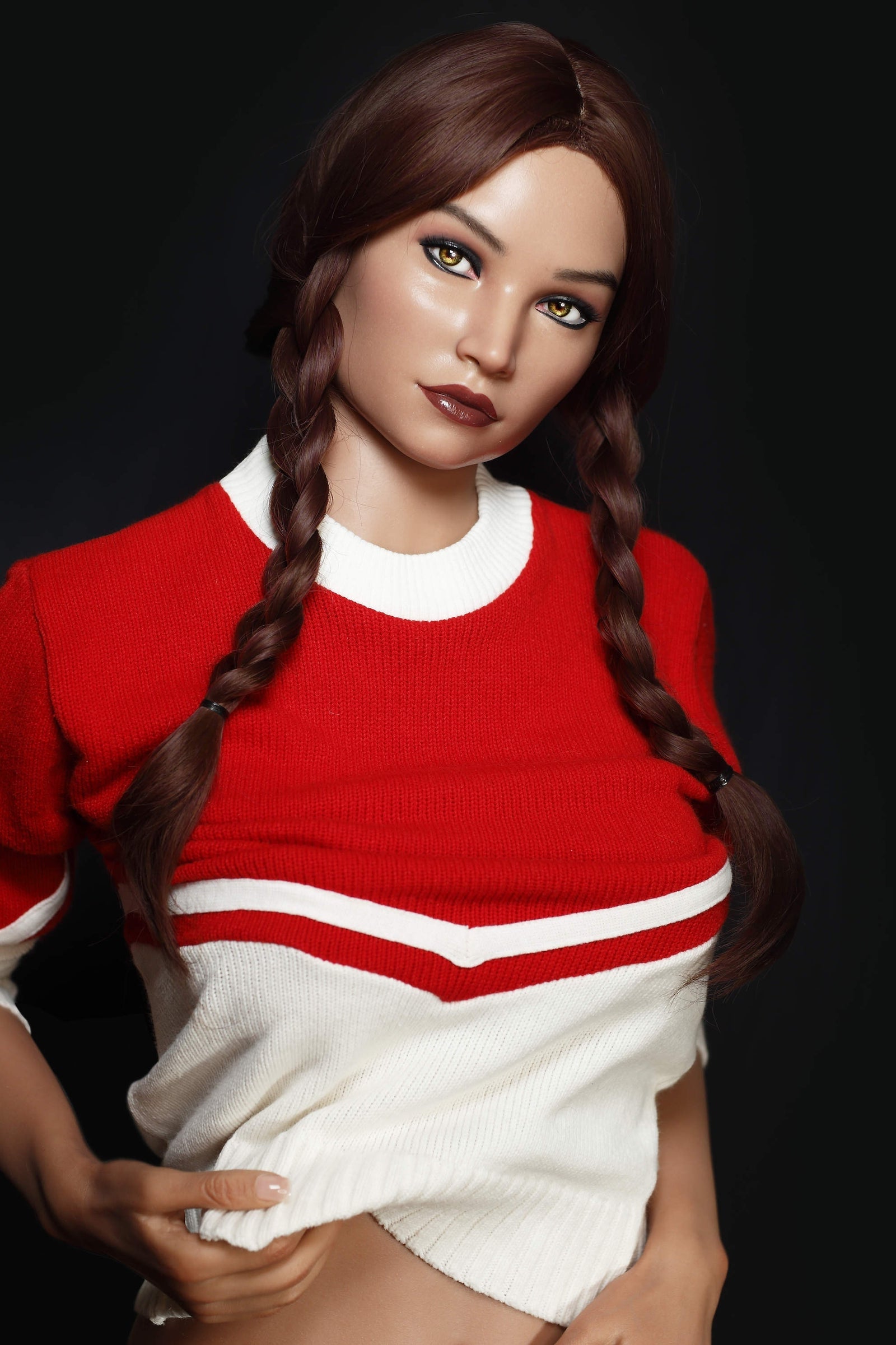 170cm/5ft7 C-Cup Tall Latina Super Real Silicone Sex Doll - GE50_1 Tan Torso Zelex