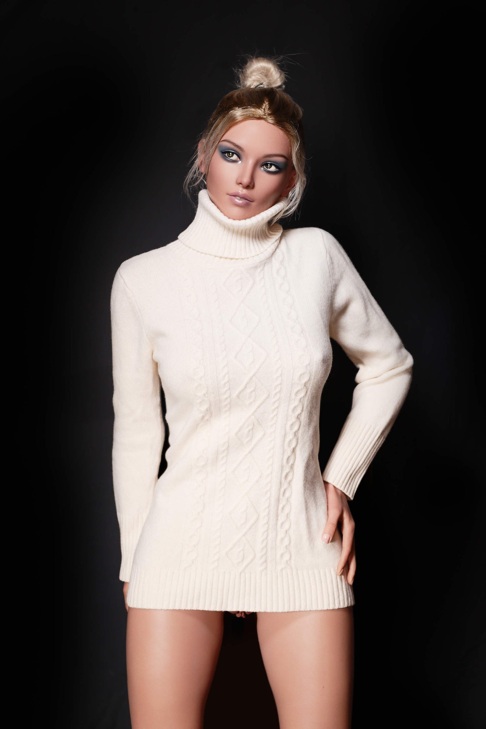 170cm/5ft7 C-Cup High-End Tall Silicone Lady Sex Doll - GE53_1 Tan Zelex