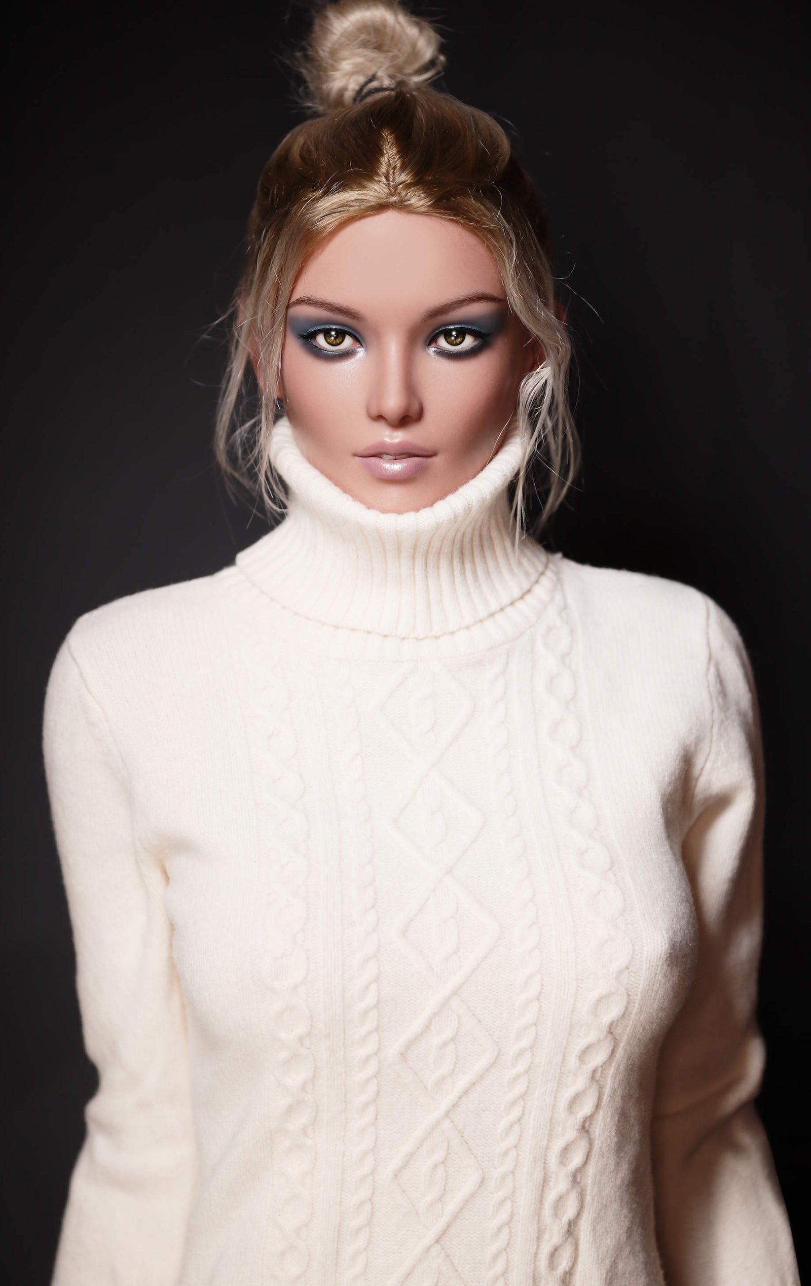 170cm/5ft7 C-Cup High-End Tall Silicone Lady Sex Doll - GE53_1 Tan Zelex