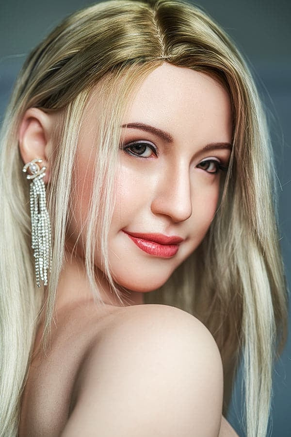 X 165cm/5ft5 F-cup Busty Blonde Silicone Sex Doll - GE86_1 Fair Zelex