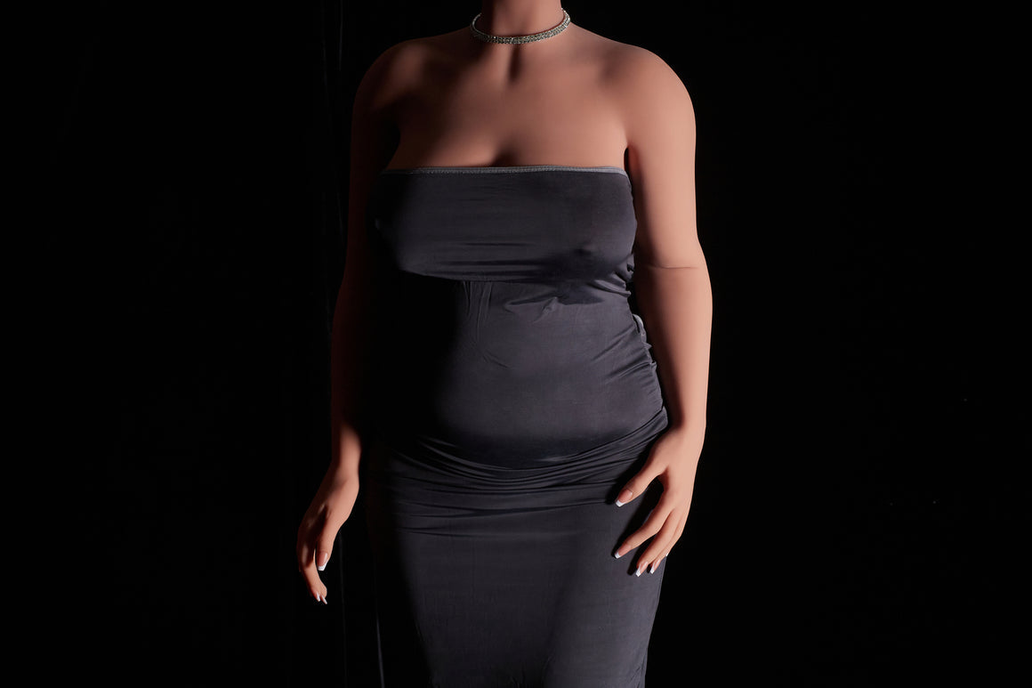 🔹CLM Classic🔹Big Breast TPE Sex Doll Torso - H74# Black Climax