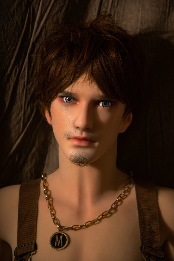 170cm/5ft7 Male Silicone Head Sex Doll - ZHOU QiTa