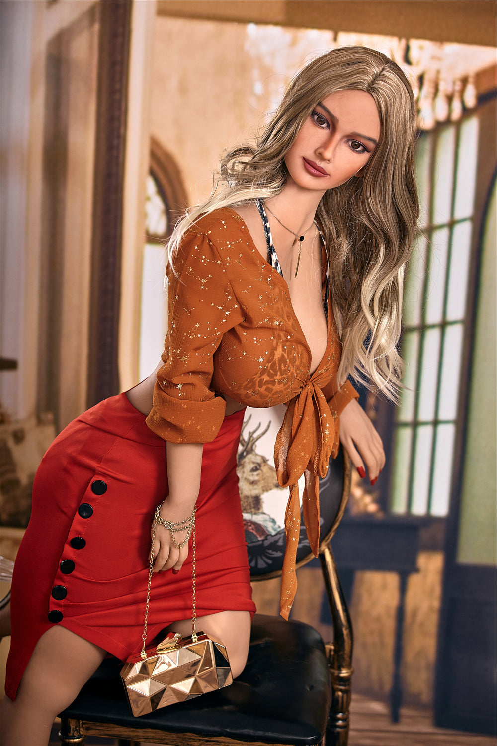 158cm/5ft2 I-Cup Beautiful BBW Big Booty Sex Doll - Helen TPE Irontech