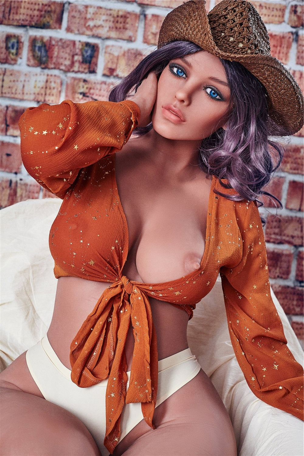 156cm/5ft1 E-Cup Fat Big Booty BBW Sex Doll with #52 Head - Doria TPE Irontech