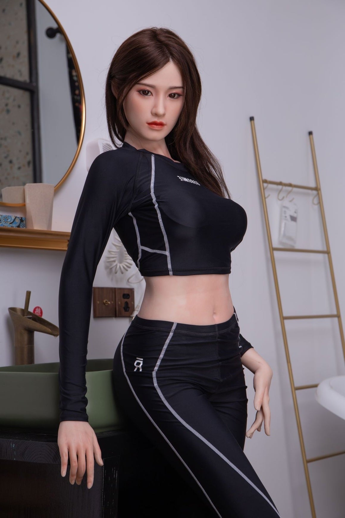US In Stock - 170cm/5ft7 D-cup Japanese Silicone Head Sex Doll - Mina Torso JX