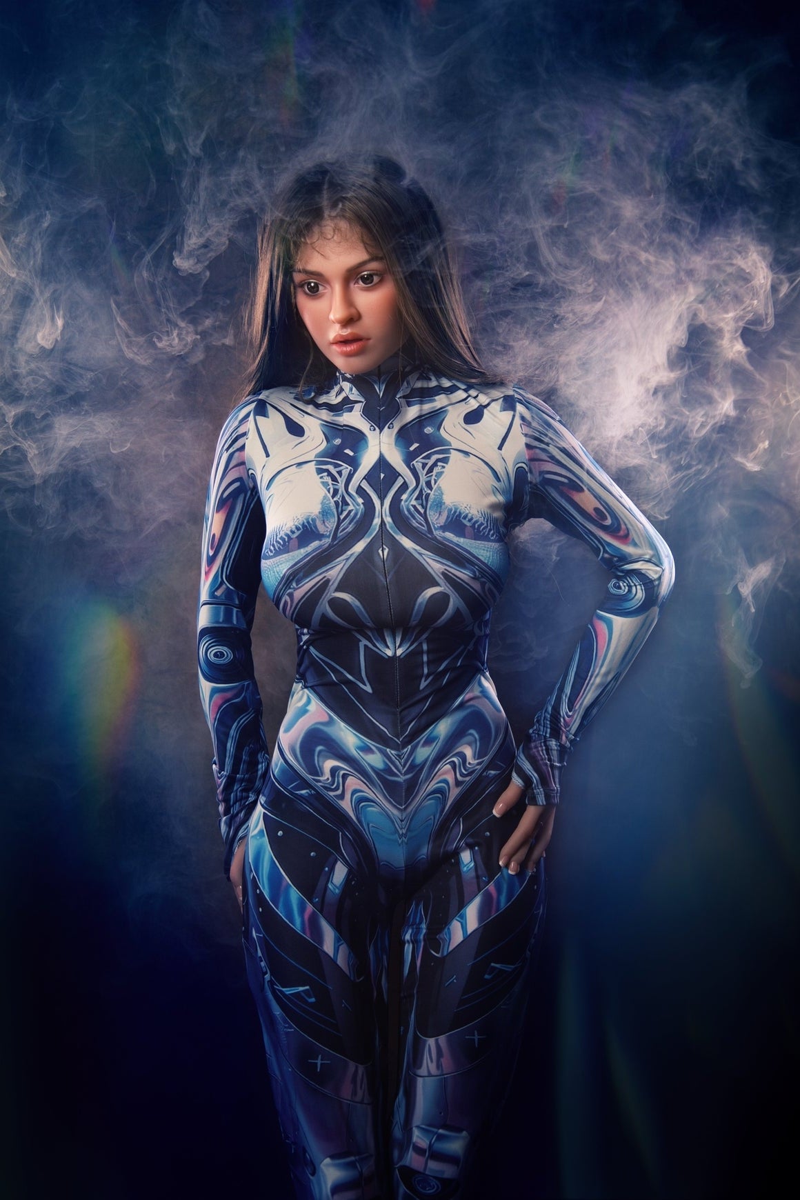 158cm/5ft2 F-cup Blonde Full Silicone Sex Doll - T41 Top Fire