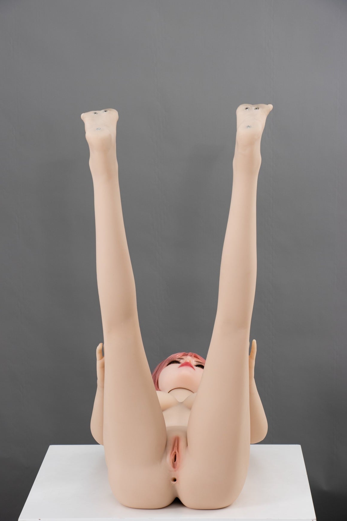 US In Stock - 148cm/4ft9 Big Boobs TPE Redhead Sex Doll - #228 F-cup Aibei