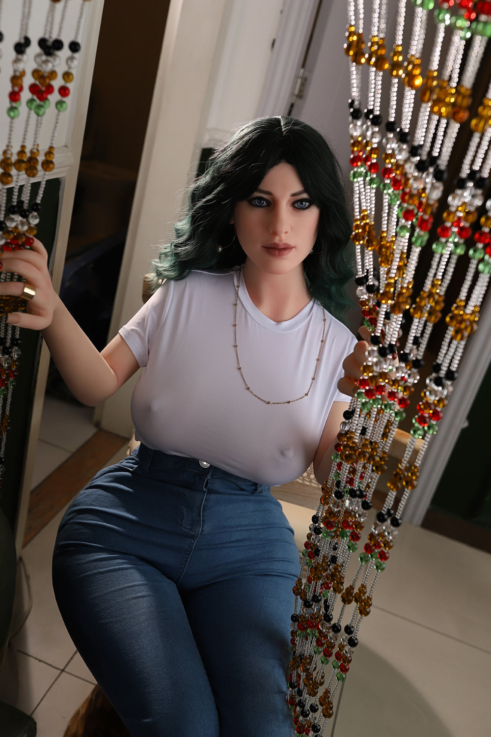 US In Stock - 158cm/5ft2 H-cup Big Booty TPE Sex Doll - C38 Galaxy Doll