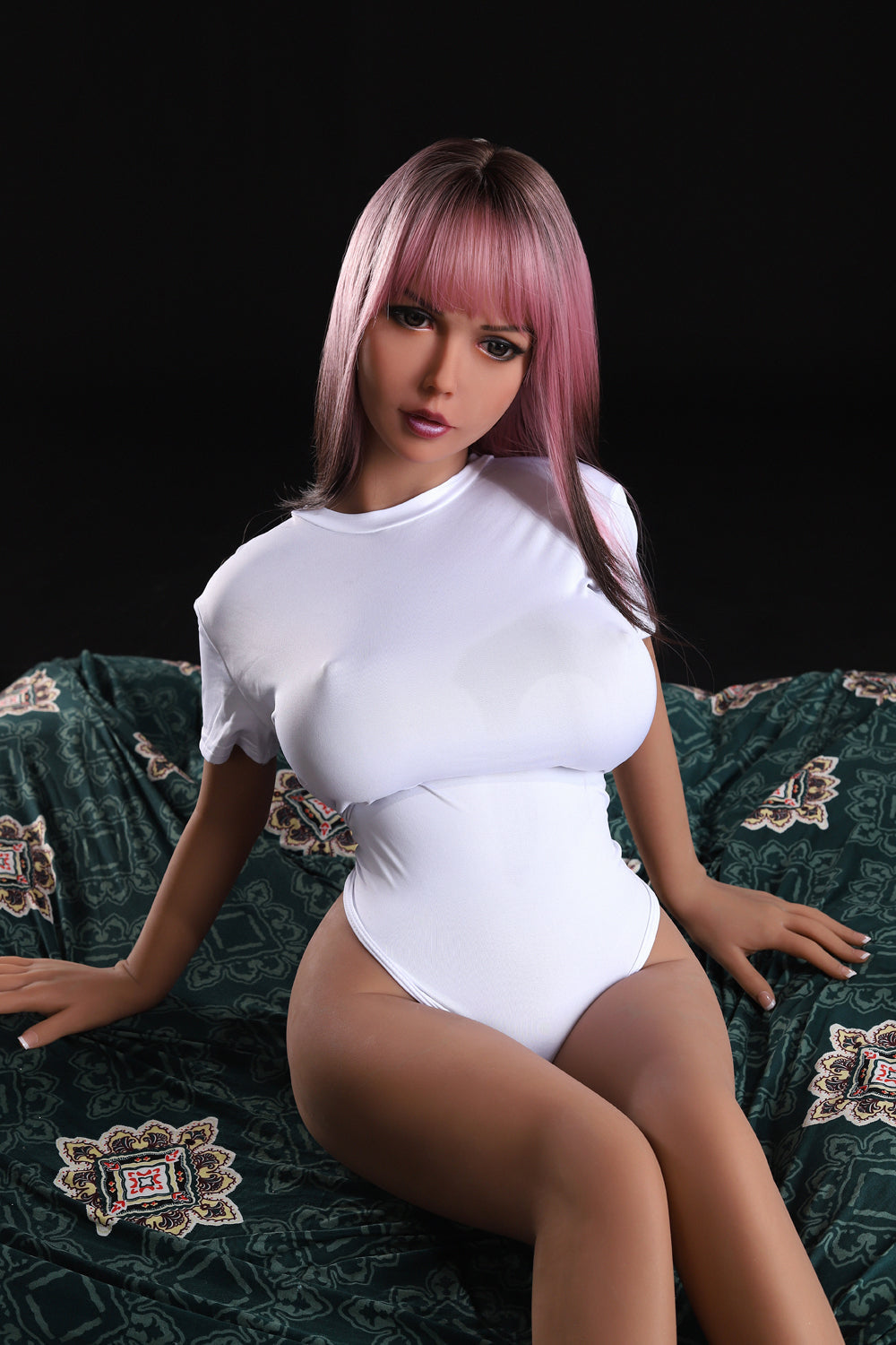 US In Stock - 140cm/4ft7 E-cup Red Hair TPE Sex Doll - C14 Galaxy Doll