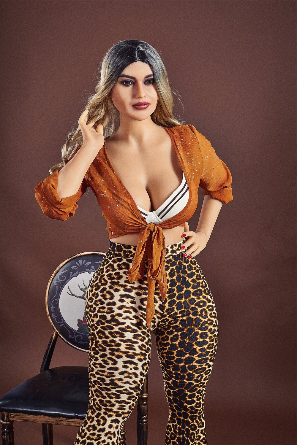 156cm/5ft1 E-Cup Fat Big Booty BBW Sex Doll with #65 Head - Monica TPE Irontech