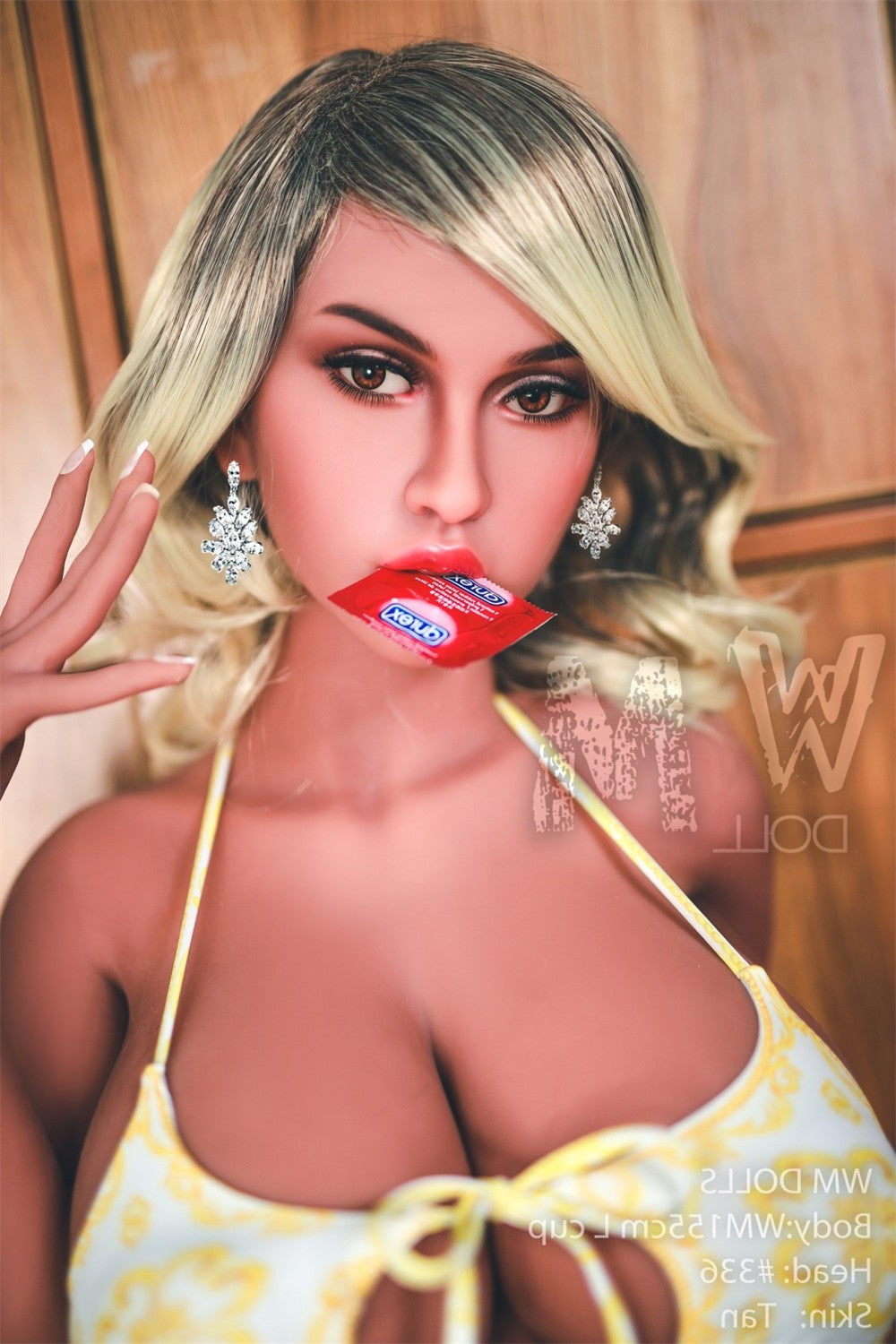 155cm/5ft1 L-cup American Fuckable Tits TPE Sex Doll with #336 Head WM