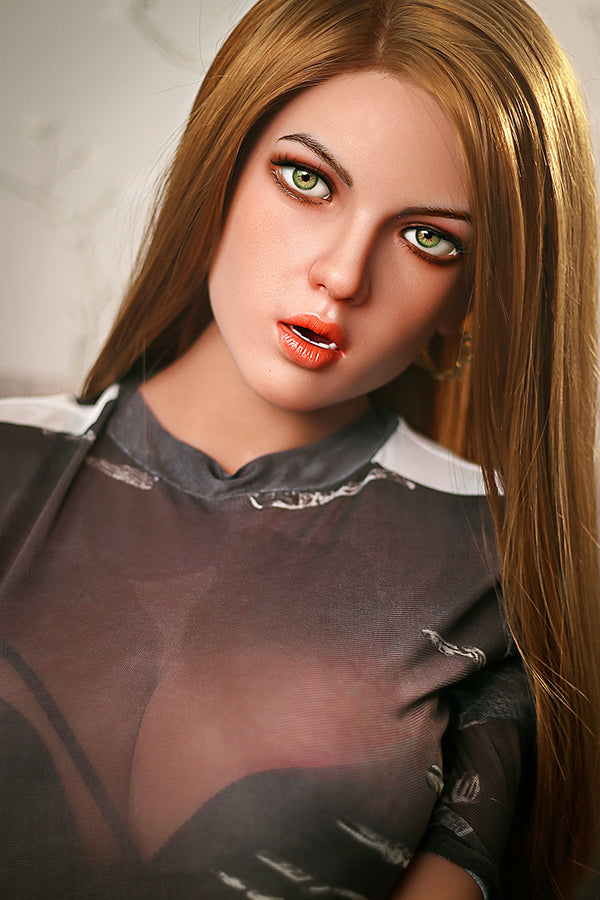 158cm/5ft2 G-cup Huge Breasts Silicone Head Sex Doll – M6 SY