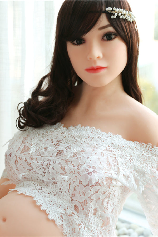 158cm/5ft2 F-cup Black Hair Pregnant TPE Sex Doll –#38 SY