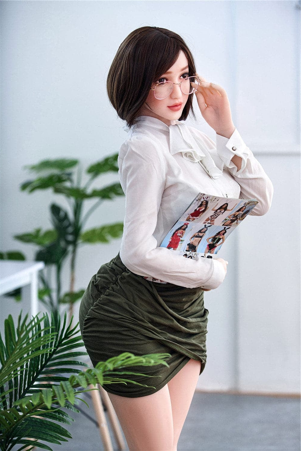 159cm/5ft3 E-Cup BBW Japanese Teacher Big Booty Sex Doll TPE Irontech