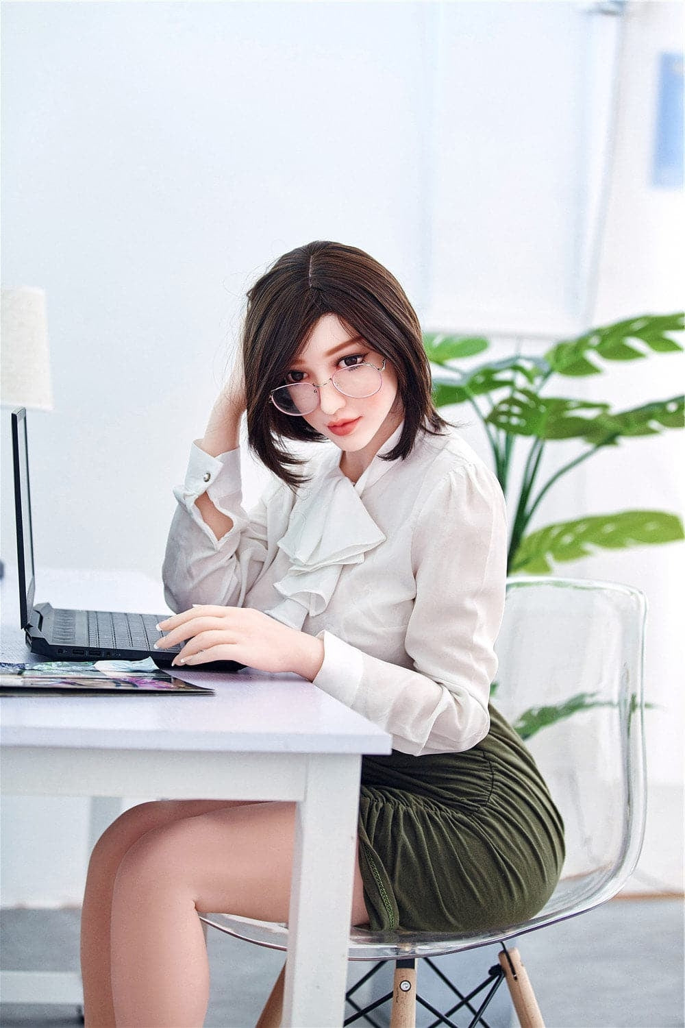 159cm/5ft3 E-Cup BBW Japanese Teacher Big Booty Sex Doll TPE Irontech