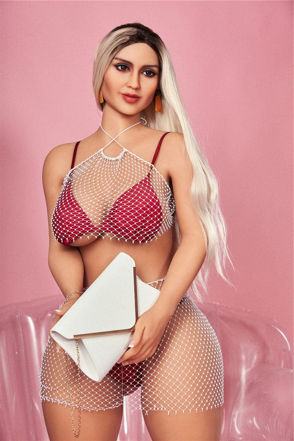 156cm/5ft1 E-Cup Big Booty BBW Fat Sex Doll with #66 Head - Jessica TPE Irontech