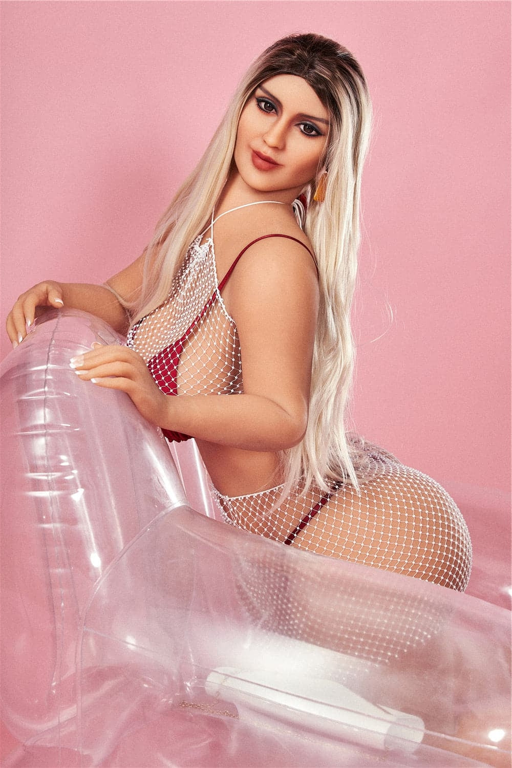 156cm/5ft1 E-Cup Big Booty BBW Fat Sex Doll with #66 Head - Jessica TPE Irontech