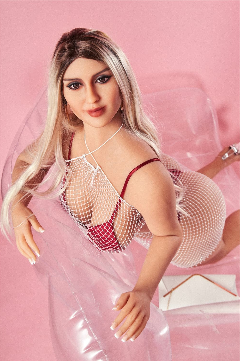 156cm/5ft1 E-Cup Big Booty BBW Fat Sex Doll with #66 Head - Jessica TPE Irontech