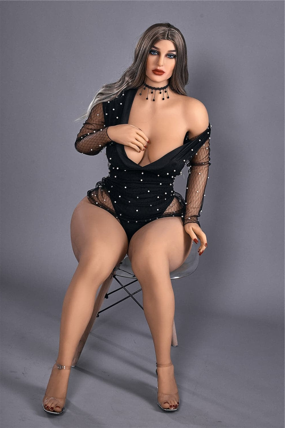 156cm/5ft1 E-Cup High Quality MILF Big Booty Sex Doll - Mia TPE Irontech