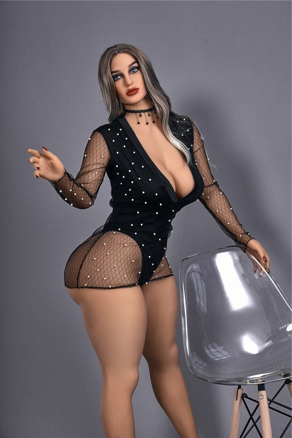 156cm/5ft1 E-Cup High Quality MILF Big Booty Sex Doll - Mia TPE Irontech